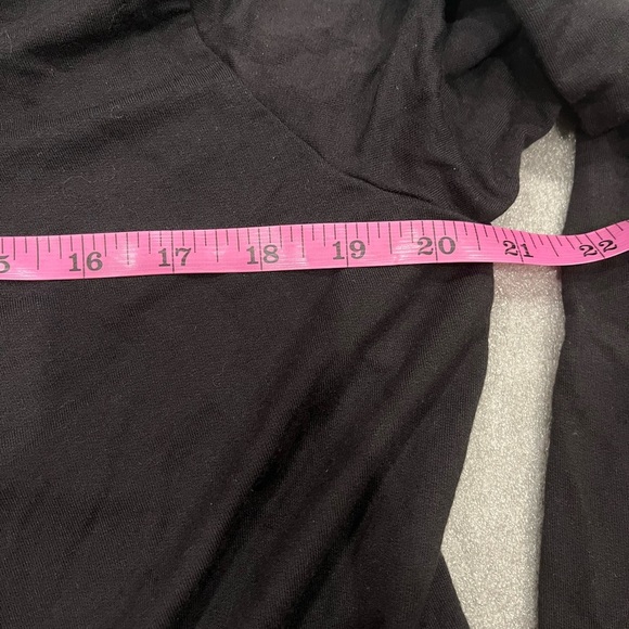 [S]Athleta Black Pranayama Restore Wrap Open Front Cardigan - Picture 6 of 8